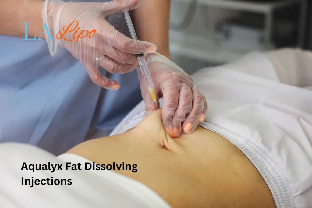 woman having fat dissolving injections King's Heath in the stomach
