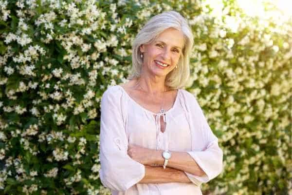 Older woman happy with urinary incontinence treatment King's Heath