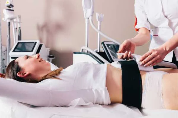 woman having body sculpting to help improve her body image and her mental health King's Heath