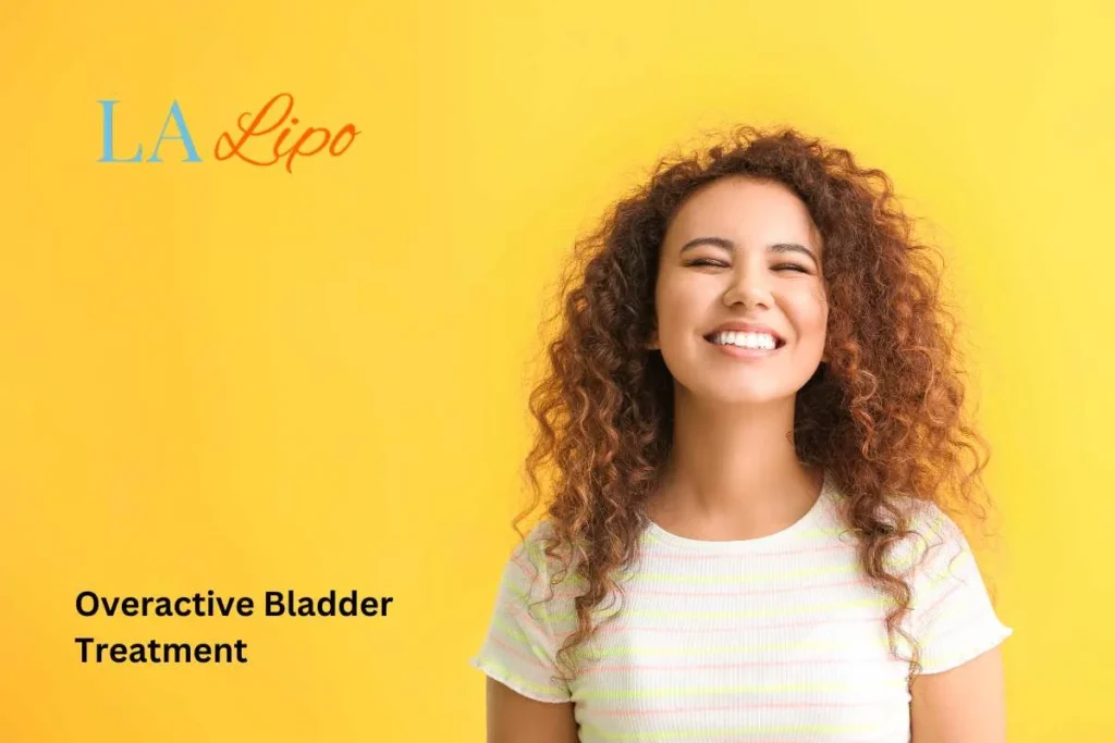 woman smiling about overactive bladder treatment King's Heath solutions